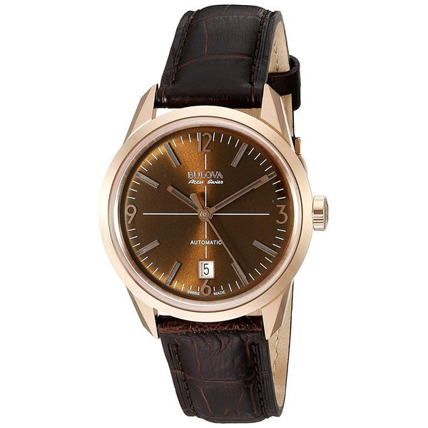 Bulova Men's 64B124 Casual Brown Leather Watch