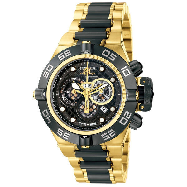 Invicta Men's 6562 Subaqua Noma IV Black and Gold-Tone Stainless Steel Watch