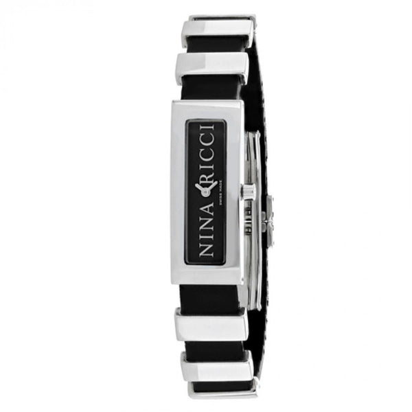 Nina Ricci Women's 66201S Classic Black Rubber Watch
