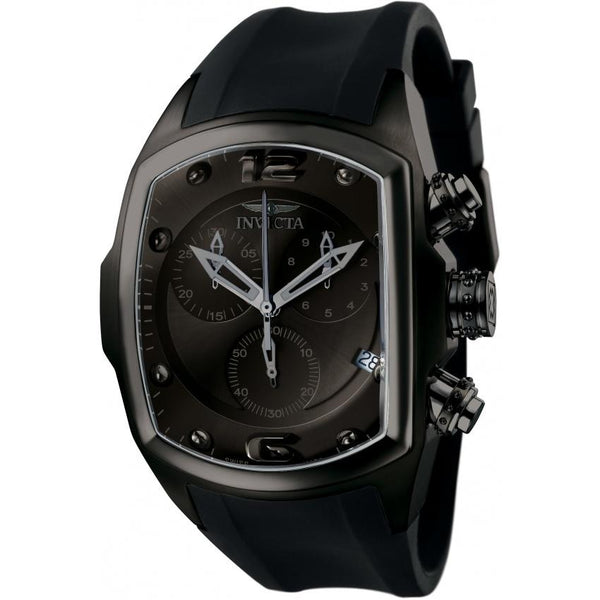 Invicta Men's 6724 Lupah Revolution Chronograph Black Polyurethane Watch