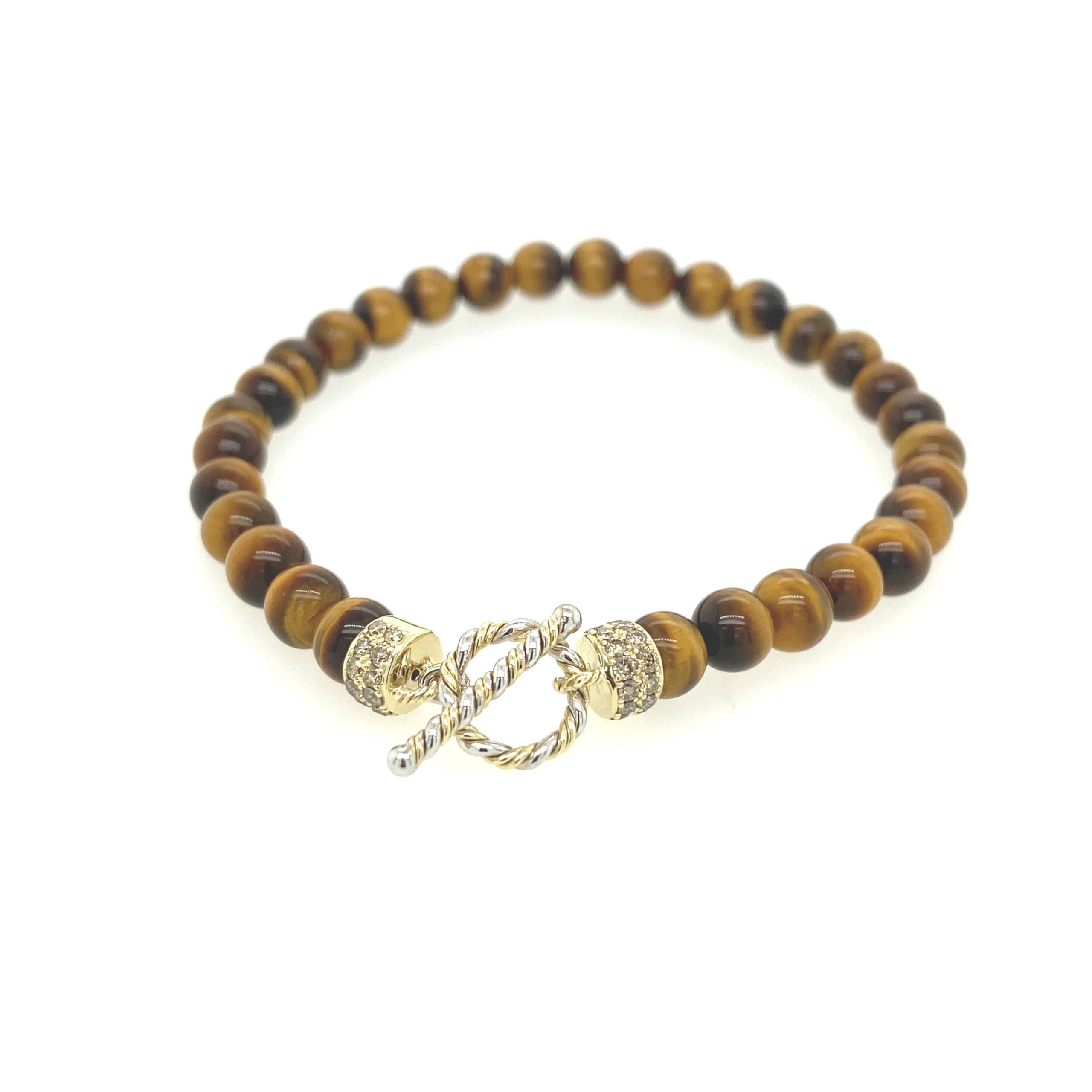 Simon G 14K Gold with Stone Gent Bracelet