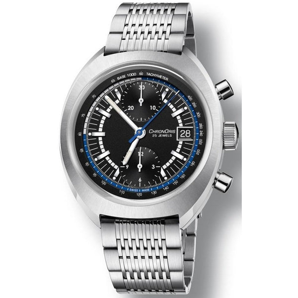 Oris Men's 67377394084MBSET Chronoris Chronograph Stainless Steel Watch