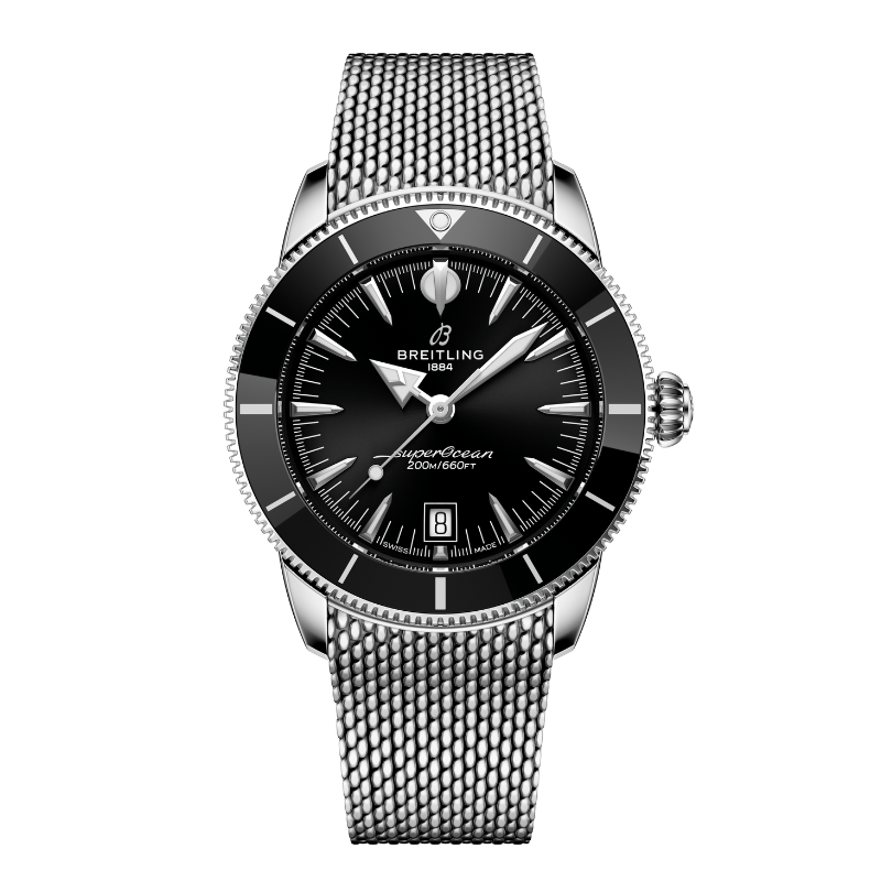 Breitling Superocean Heritage B31 Automatic 42 Black Bracelet - AB3111241B1A1