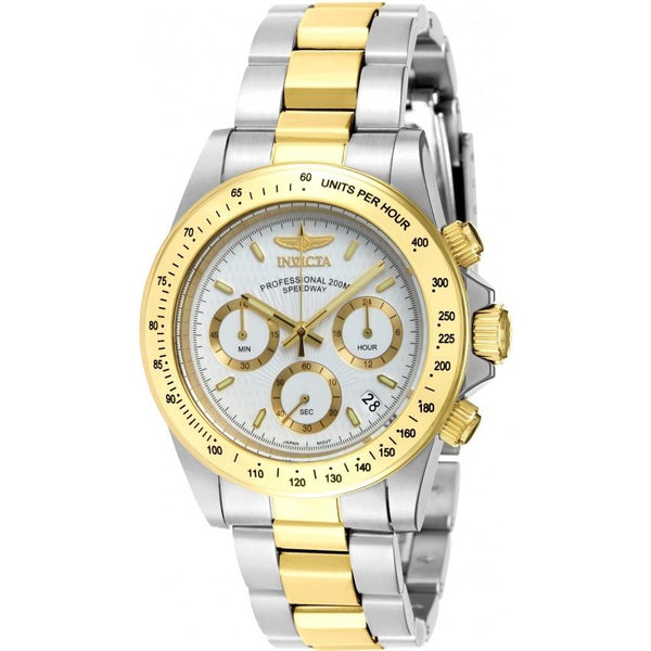 Invicta Men's 7029 Signature Chronograph Gold-Tone and Silver Stainless Steel Watch