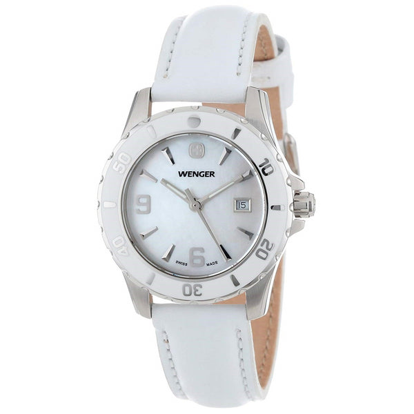 Wenger Women's 70382 Sport Elegance White Leather Watch