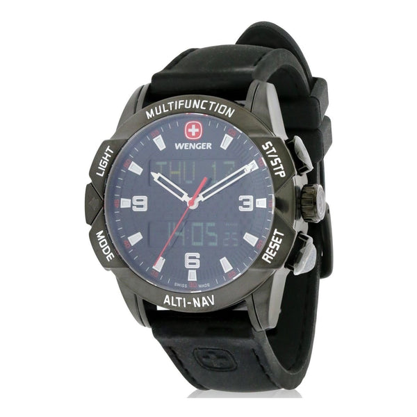 Wenger Men's 70440 Black Silicone Watch