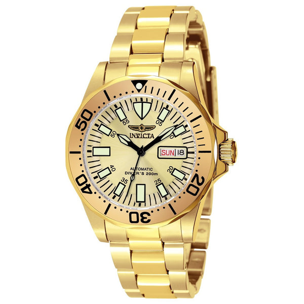 Invicta Men's 7047 Signature Automatic Gold-Tone Stainless Steel Watch