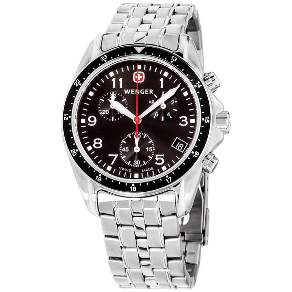 Wenger Men's 70876 Alpine Chronograph Stainless Steel Watch