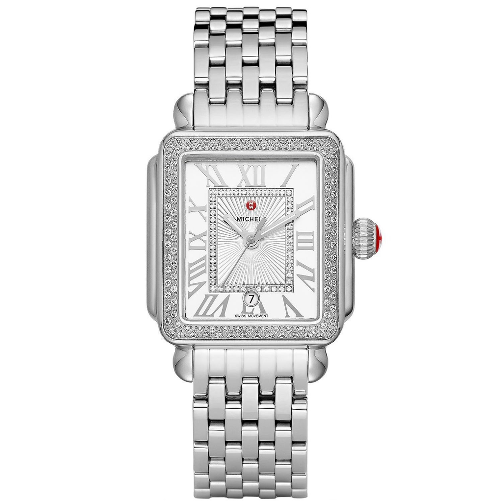 Deco Madison Stainless Steel Diamond Watch