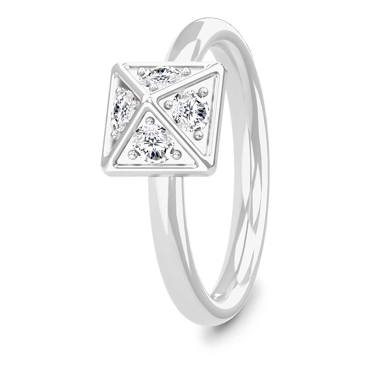 Royal Stud Ring (Silver)