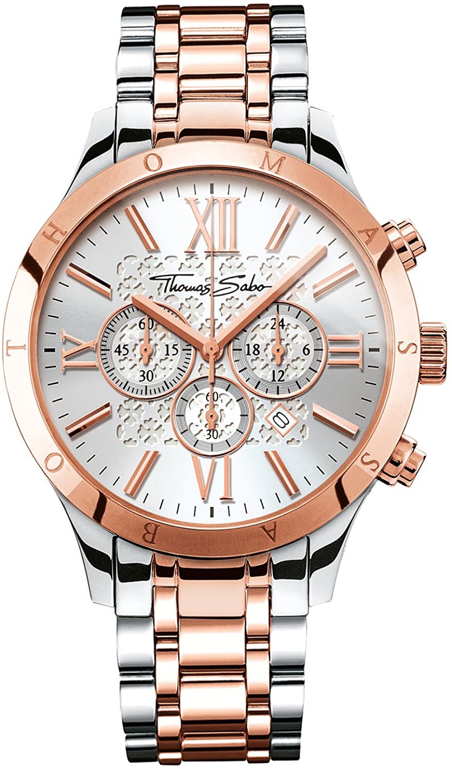 Men's Rebel Urban Chronograph Watch (Silver/Rose-Gold)