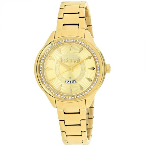 Just Cavalli Women's 7253571501 JC01 Gold-Tone Stainless Steel Watch