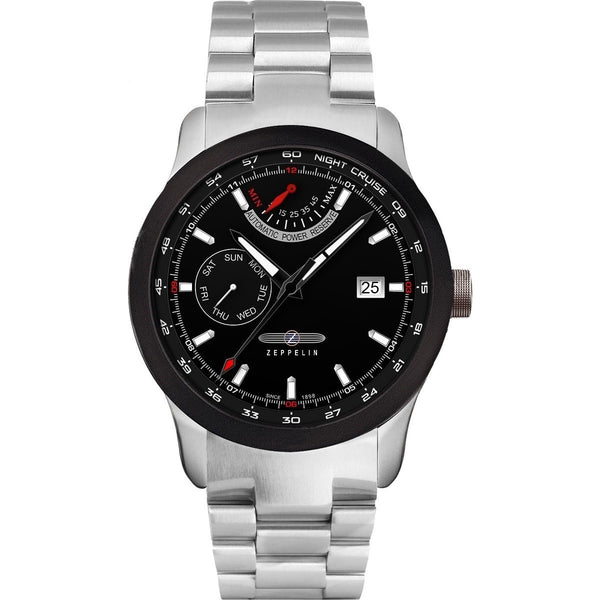 Zeppelin Men's 7262M-2 Night Cruise Automatic Stainless Steel Watch