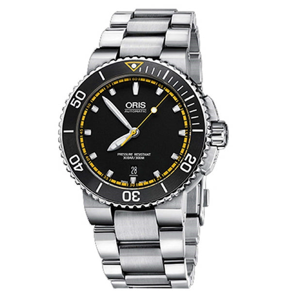Oris Men's 73376534127MB Aquis Stainless Steel Watch