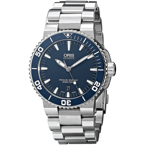 Oris Men's 73376534155MB Aquis Stainless Steel Watch