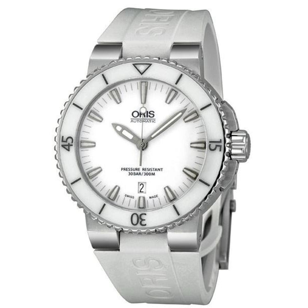 Oris Men's 73376534156RS Aquis Two-Tone Titanium Watch