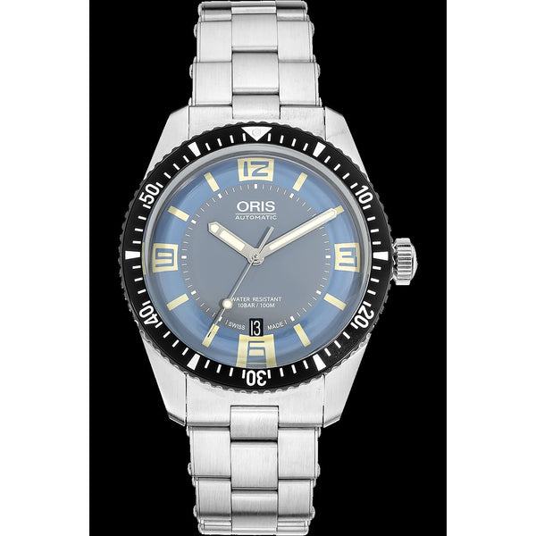 Oris Men's 73377074065MB Divers Stainless Steel Watch