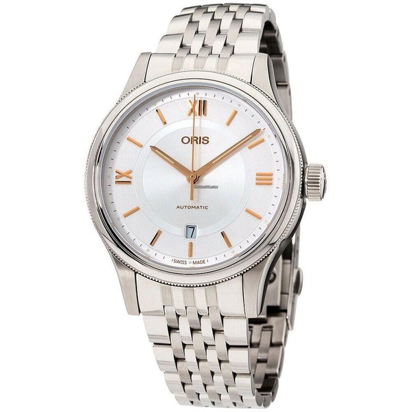 Oris Men's 73377194071MB Classic Date Stainless Steel Watch