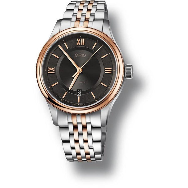 Oris Men's 73377194373MB Classic Two-Tone Stainless Steel Watch
