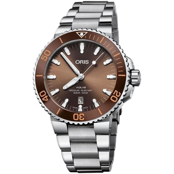 Oris Men's 73377304152MB Aquis Stainless Steel Watch