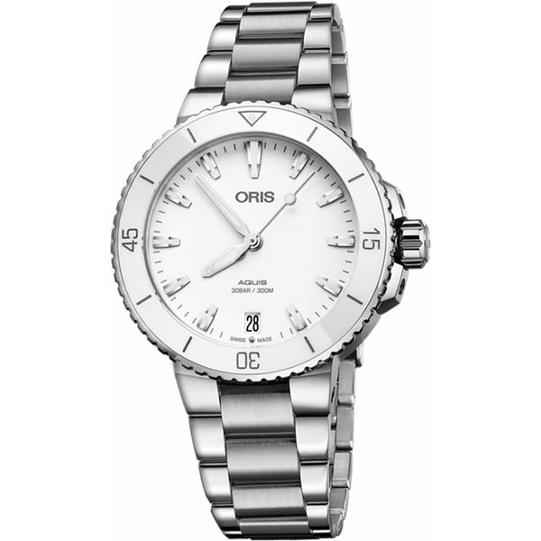Oris Women's 73377314151MB Aquis Stainless Steel Watch