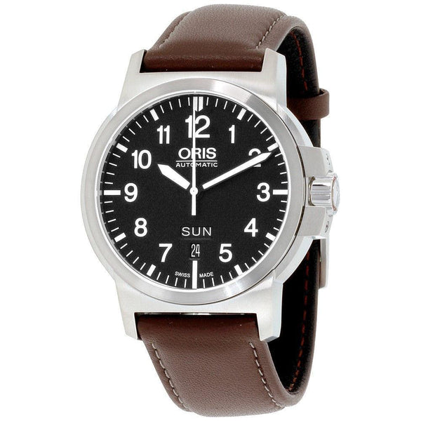 Oris Men's 73576414164LS BC3 Brown Leather Watch