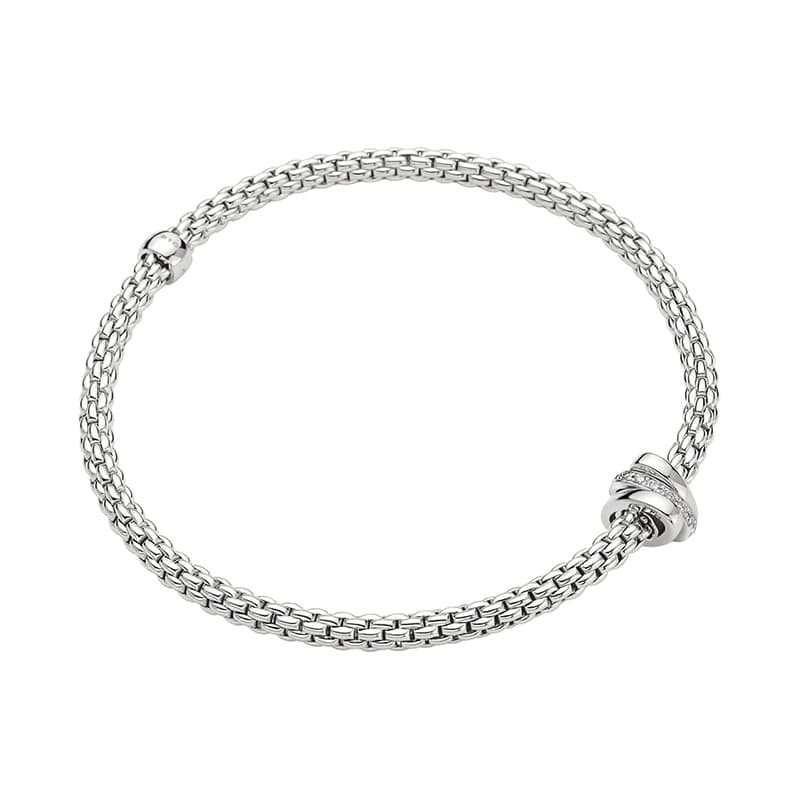 Diamond Flexible Bracelet in 18K White Gold 74408BX_BB_B_BBB