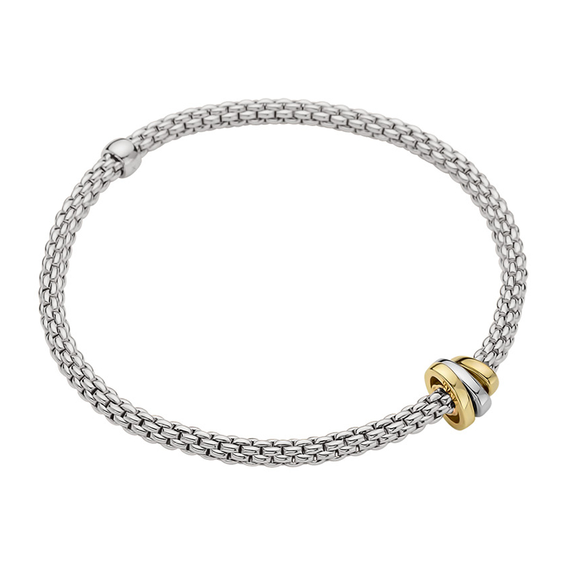 18K Gold Fancy Link Flexible Bracelet 74408BX_XX_B_GBG