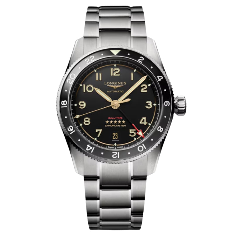 Longines Spirit Zulu Time Titanium GMT 39mm - L3.802.1.53.6