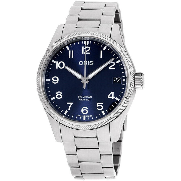 Oris Men's 75176974065MB Big Crown Propilot Big Date Stainless Steel Watch