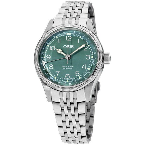 Oris Women's 75477494067MB Big Crown Pointer Date Date Indicator Around the Outer Rim Stainless Steel Watch