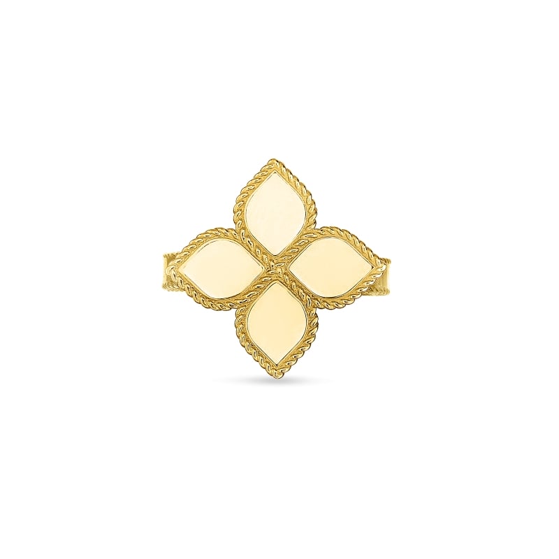 ROBERTO COIN 18KT GOLD RING FROM THE PRINCESS FLOWER