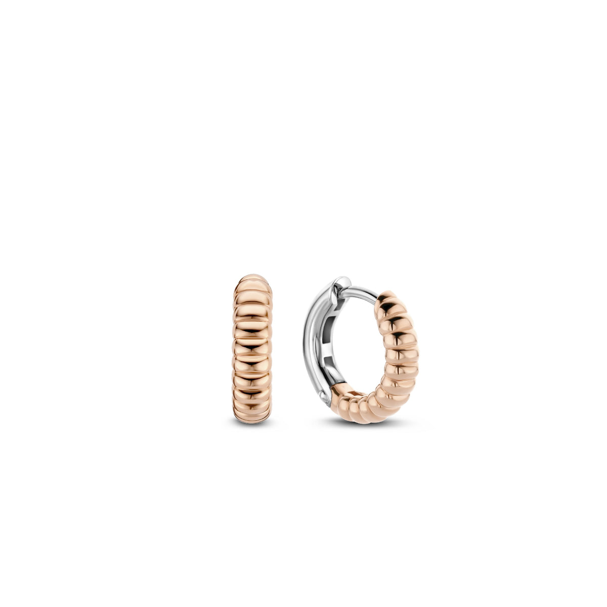Tisento Milano Sterling Silver rose gold plated Silver rosegold platedEarrings