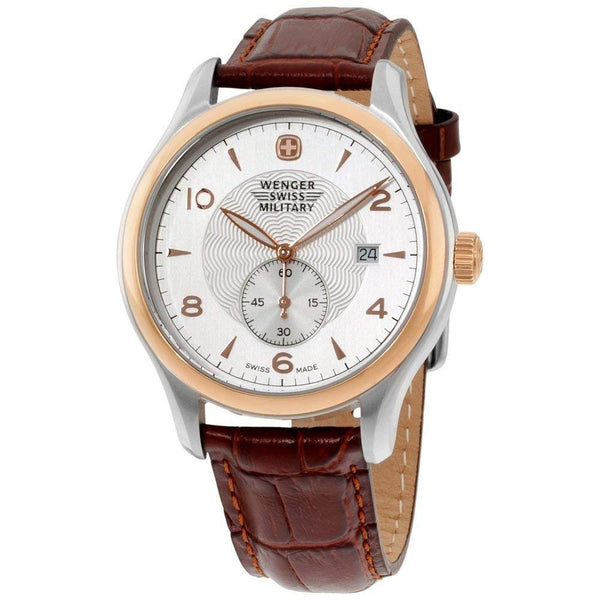 Wenger Men's 79313C Wenger Brown Leather Watch