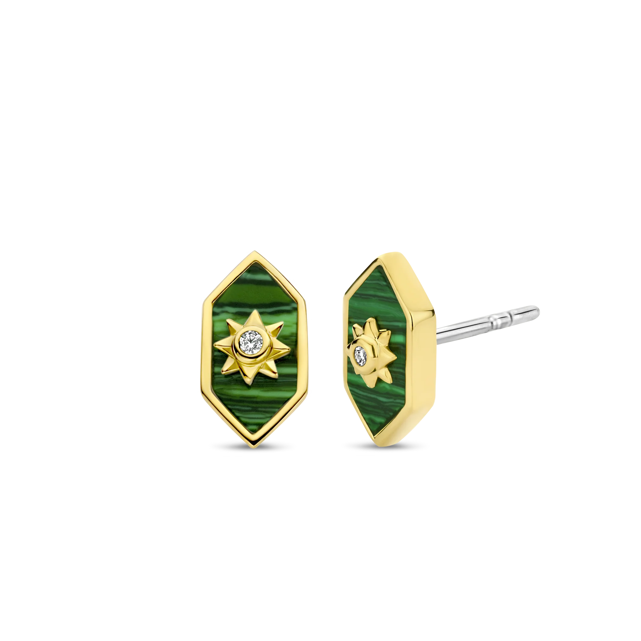 Malachite Green Earring