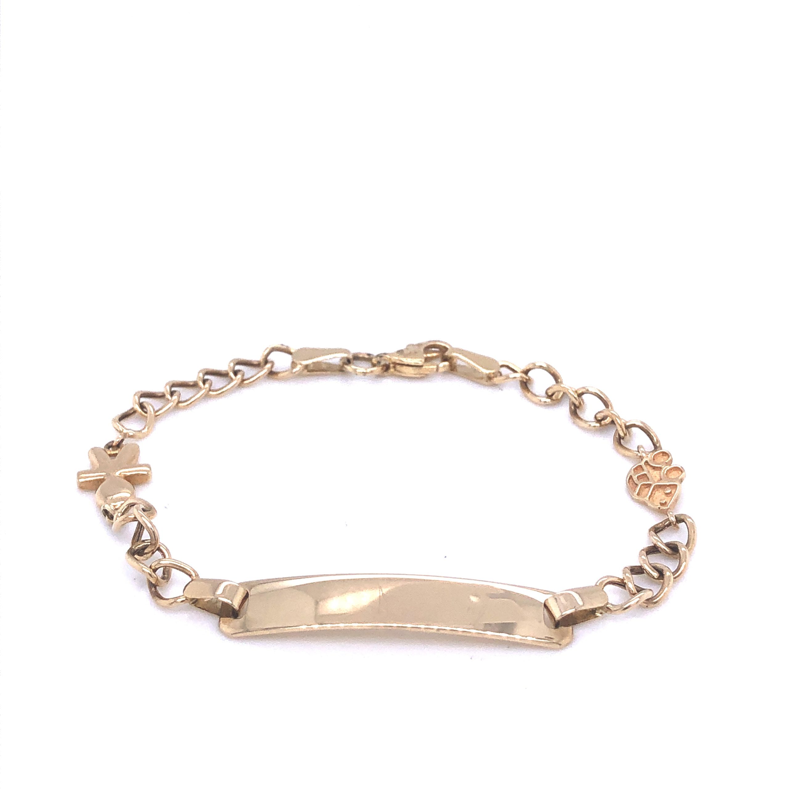 14K Baby Boy Gold Bracelet