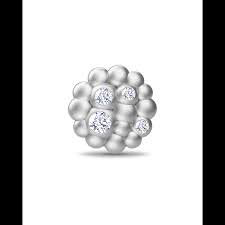 Lotus Pod Charm (Silver)