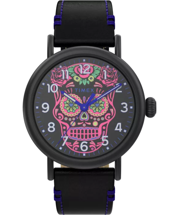 Timex® Analogue 'Waterbury Standard Dia De Los Muertos' Men's Watch TW2V67600