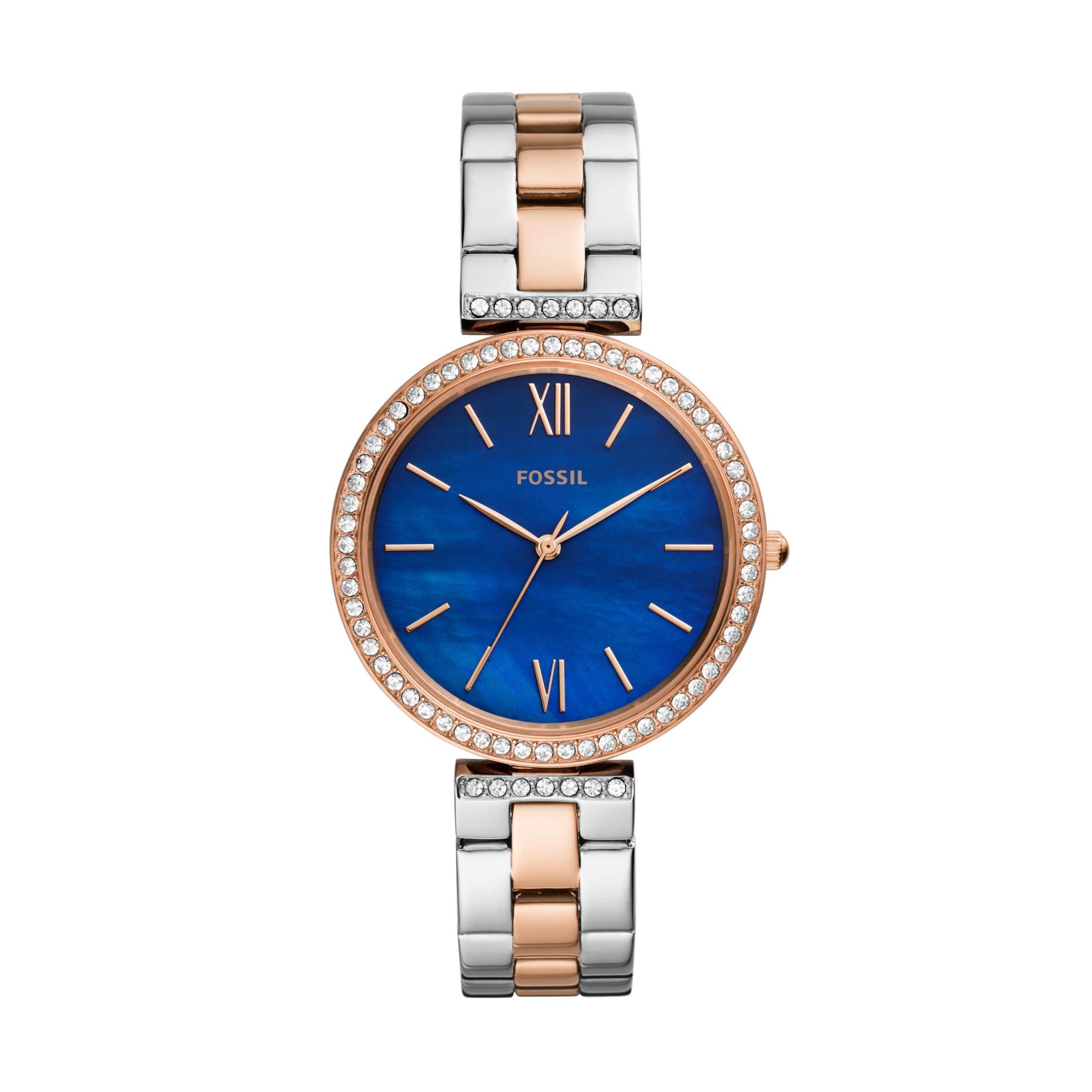 Ladies Madeline Watch (Rose-Gold/Silver/Blue)