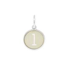 Letter L Etching Charm (Silver)