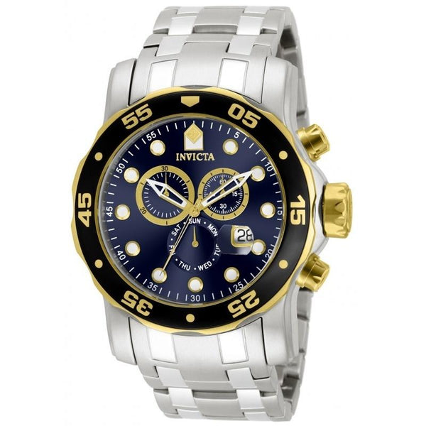 Invicta Men's 80041 Pro Diver Scuba Chronograph Stainless Steel Watch
