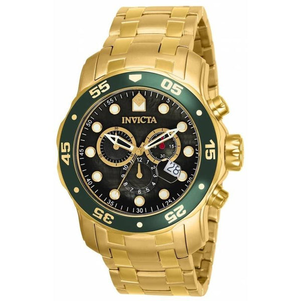 Invicta Men's 80074 Pro Diver Scuba Gold-tone Stainless Steel Watch