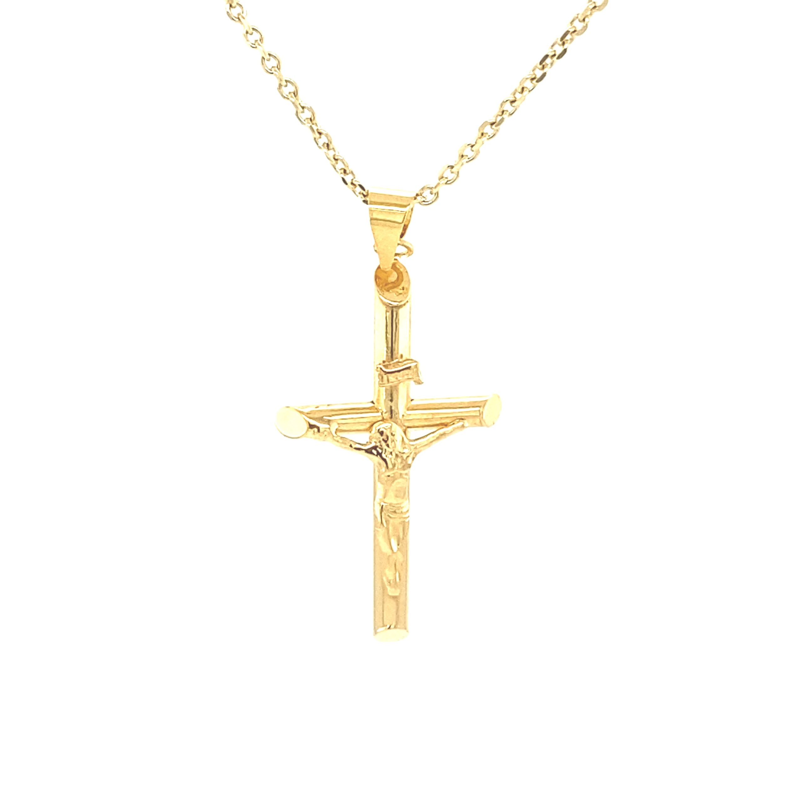 Small Jesus Cross Pendant