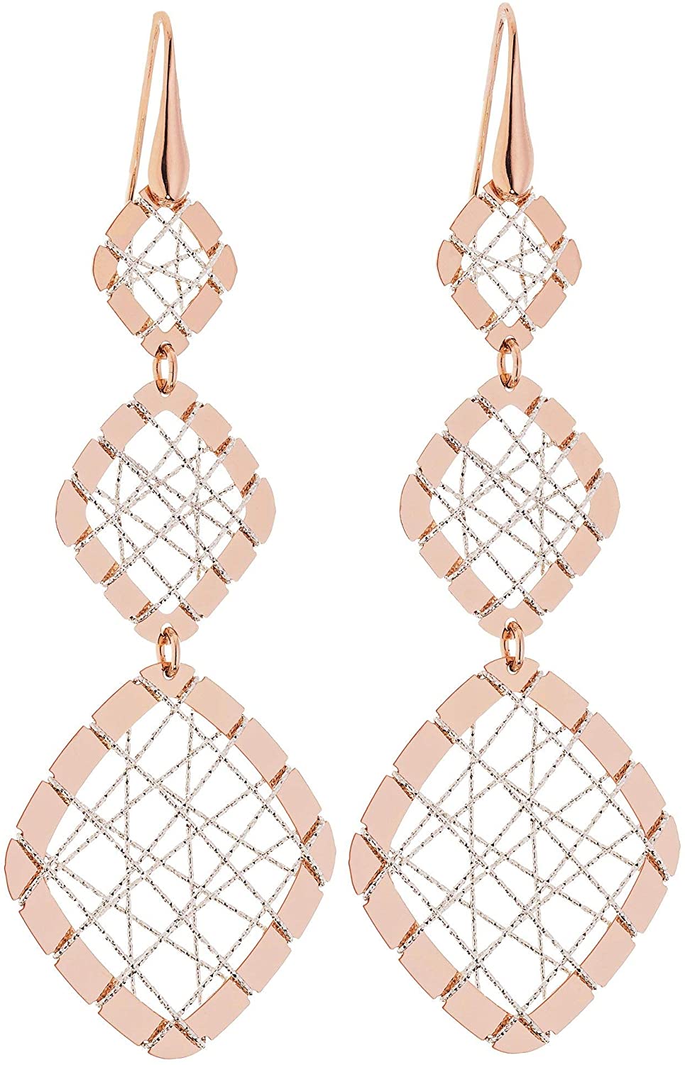 Evanescence Long Bronze/Brass Earrings