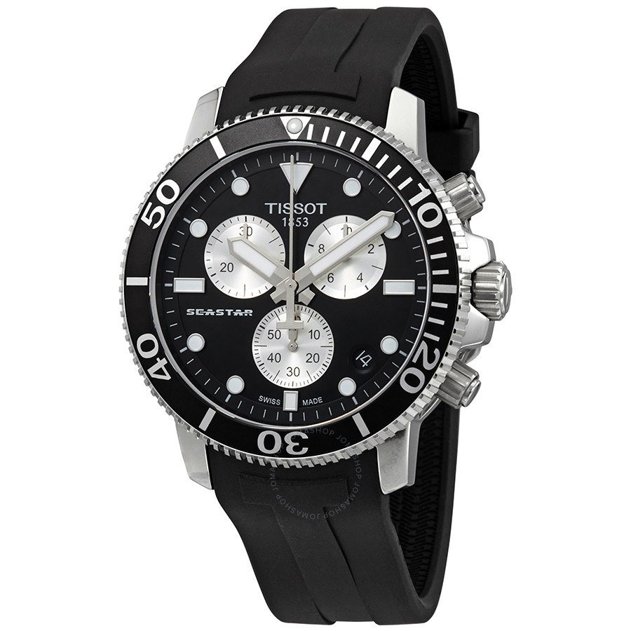 Seastar 1000 Chronograph (Silver-Black)