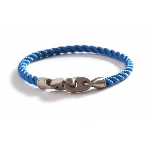 The Catch Single Wrap Bracelet (Ocean Blue)