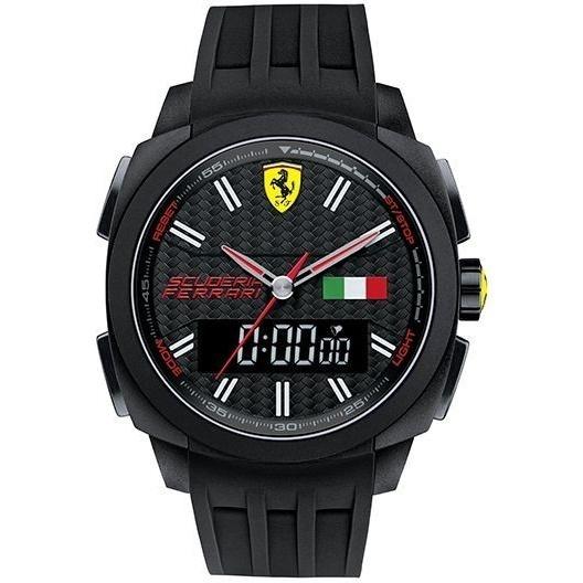 Ferrari Men's 830123 Aerodinamico Black Rubber Watch