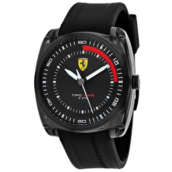 Ferrari Men's 830319 Scuderia Black Silicone Watch