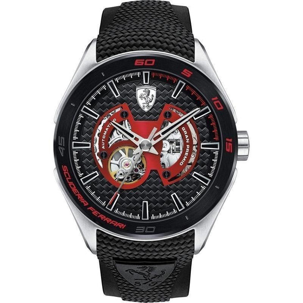 Ferrari Men's 830348 Gran Premio Black Stainless Steel Watch