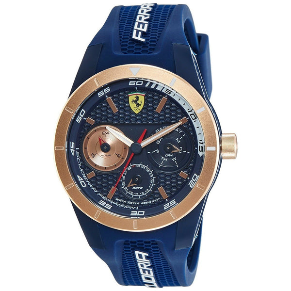 Ferrari Men's 830379 Race Day Blue Silicone Watch